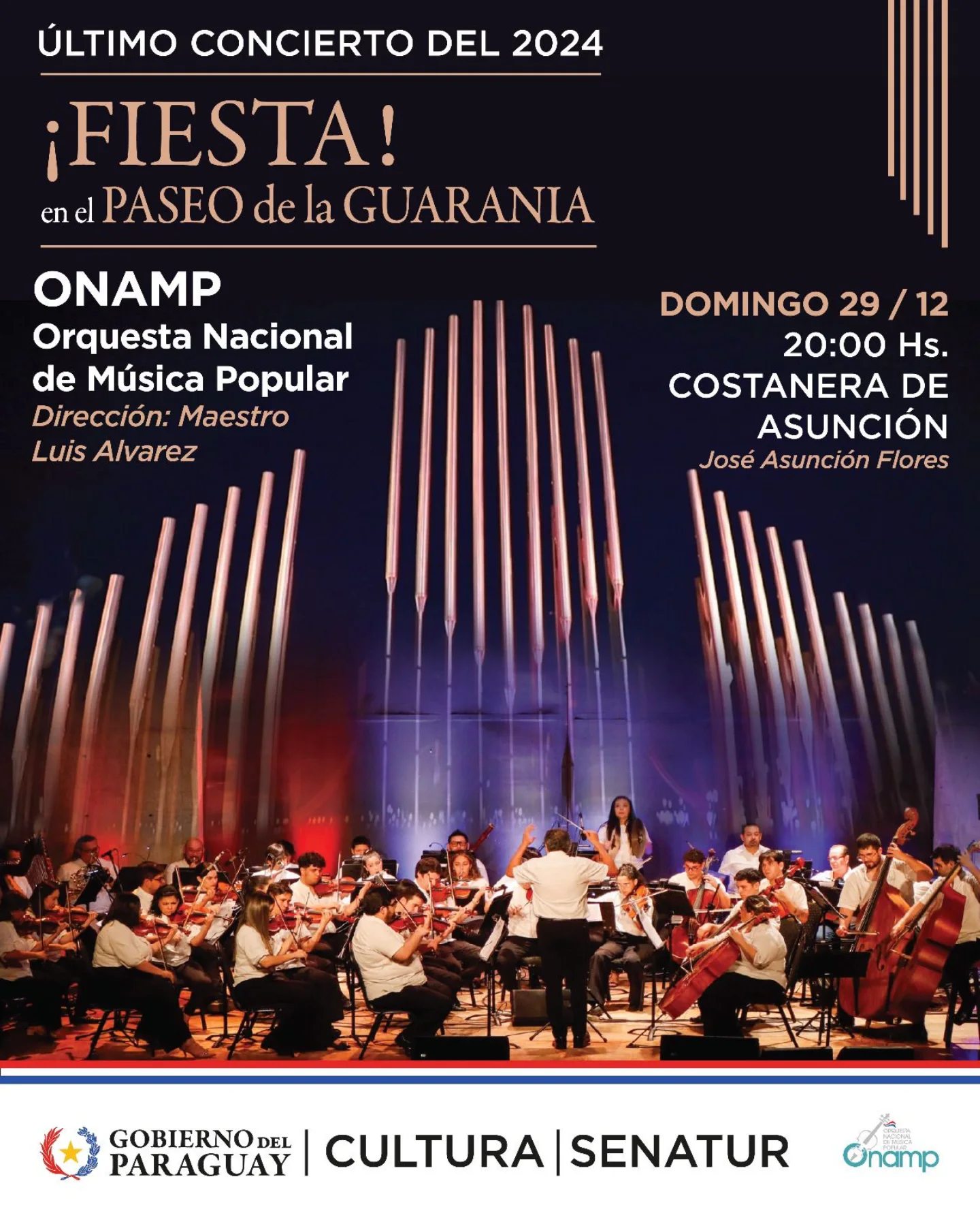 FIESTA en el PASEO DE LA GUARANIA